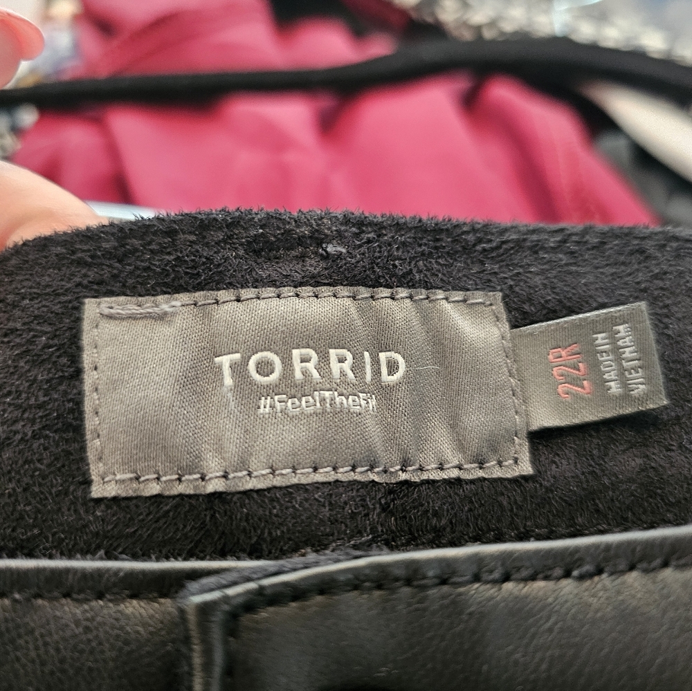 Faux Lether Pants from Torrid